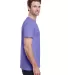 Gildan 5000 G500 Heavy Weight Cotton T-Shirt in Violet side view