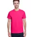 Gildan 5000 G500 Heavy Weight Cotton T-Shirt in Heliconia front view