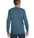 5400 Gildan Adult Heavy Cotton Long-Sleeve T-Shirt in Indigo blue back view