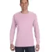 5400 Gildan Adult Heavy Cotton Long-Sleeve T-Shirt in Light pink front view