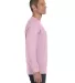 5400 Gildan Adult Heavy Cotton Long-Sleeve T-Shirt in Light pink side view
