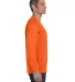 5400 Gildan Adult Heavy Cotton Long-Sleeve T-Shirt in Orange side view
