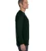 5400 Gildan Adult Heavy Cotton Long-Sleeve T-Shirt in Forest green side view