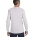 5400 Gildan Adult Heavy Cotton Long-Sleeve T-Shirt in Ash grey back view