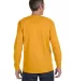 5400 Gildan Adult Heavy Cotton Long-Sleeve T-Shirt in Gold back view