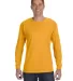 5400 Gildan Adult Heavy Cotton Long-Sleeve T-Shirt in Gold front view
