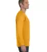 5400 Gildan Adult Heavy Cotton Long-Sleeve T-Shirt in Gold side view