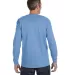 5400 Gildan Adult Heavy Cotton Long-Sleeve T-Shirt in Carolina blue back view