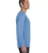 5400 Gildan Adult Heavy Cotton Long-Sleeve T-Shirt in Carolina blue side view