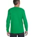 5400 Gildan Adult Heavy Cotton Long-Sleeve T-Shirt in Irish green back view