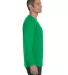 5400 Gildan Adult Heavy Cotton Long-Sleeve T-Shirt in Irish green side view