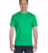 8000 Gildan Adult DryBlend T-Shirt in Irish green front view