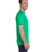 8000 Gildan Adult DryBlend T-Shirt in Irish green side view