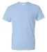 8000 Gildan Adult DryBlend T-Shirt LIGHT BLUE front view