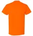 8000 Gildan Adult DryBlend T-Shirt S ORANGE back view