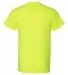 8000 Gildan Adult DryBlend T-Shirt SAFETY GREEN back view