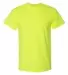 8000 Gildan Adult DryBlend T-Shirt SAFETY GREEN front view