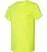 8000 Gildan Adult DryBlend T-Shirt SAFETY GREEN side view