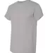 8000 Gildan Adult DryBlend T-Shirt GRAVEL side view