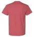 8000 Gildan Adult DryBlend T-Shirt HTH SPT SCRLT RD back view
