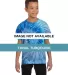 H1000b tie dye Youth Tie-Dyed Cotton Tee TONAL TURQOUISE front view