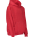 L2296 LA T Youth Fleece Hooded Pullover Sweatshirt in Vintage red side view