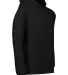 L2296 LA T Youth Fleece Hooded Pullover Sweatshirt BLACK side view