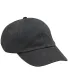 Adams LP101 Twill Optimum Dad Hat in Black front view