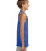 N2206 A4 Youth Reversible Mesh Tank in Royal/ white side view