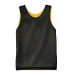 N2206 A4 Youth Reversible Mesh Tank in Black/ gold front view