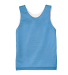 N2206 A4 Youth Reversible Mesh Tank in Lt blue/ white front view
