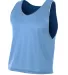 N2274 A4 Lacrosse Reversible Practice Jersey in Lt blue/ navy front view