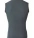 N2306 A4 Compression Muscle Tee in Graphite back view