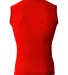 N2306 A4 Compression Muscle Tee in Scarlet back view