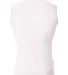 N2306 A4 Compression Muscle Tee in White back view