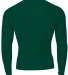 N3133 A4 Long Sleeve Compression Crew in Forest green back view