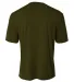 N3142 A4 Adult Cooling Performance Crew in Military green back view