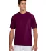 N3142 A4 Adult Cooling Performance Crew in Maroon front view