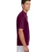 N3142 A4 Adult Cooling Performance Crew in Maroon side view