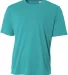 N3142 A4 Adult Cooling Performance Crew in Teal front view
