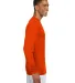 N3165 A4 Adult Cooling Performance Long Sleeve Cre in Athletic orange side view