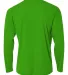N3165 A4 Adult Cooling Performance Long Sleeve Cre in Kelly back view