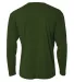 N3165 A4 Adult Cooling Performance Long Sleeve Cre in Military green back view