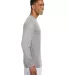 N3165 A4 Adult Cooling Performance Long Sleeve Cre in Silver side view