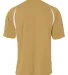 N3181 A4 Adult Cooling Performance Color Block Sho in Vegas gold/ wht back view