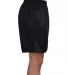 N5293 A4 Adult Lined Tricot Mesh Shorts in Black side view