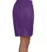 N5293 A4 Adult Lined Tricot Mesh Shorts in Purple side view
