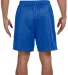 N5293 A4 Adult Lined Tricot Mesh Shorts in Royal back view