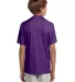 NB3142 A4 Youth Cooling Performance Crew in Purple back view