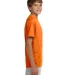 NB3142 A4 Youth Cooling Performance Crew in Safety orange side view